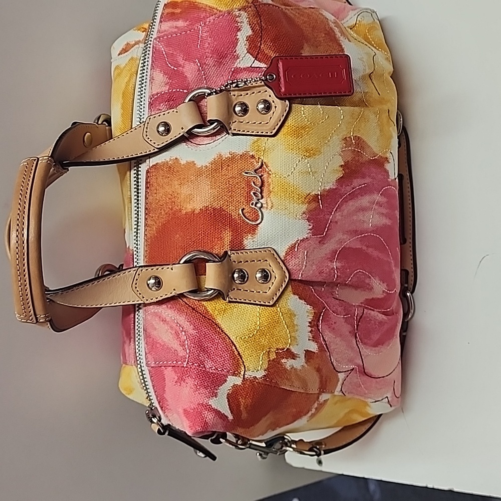 Floral Coach satchel